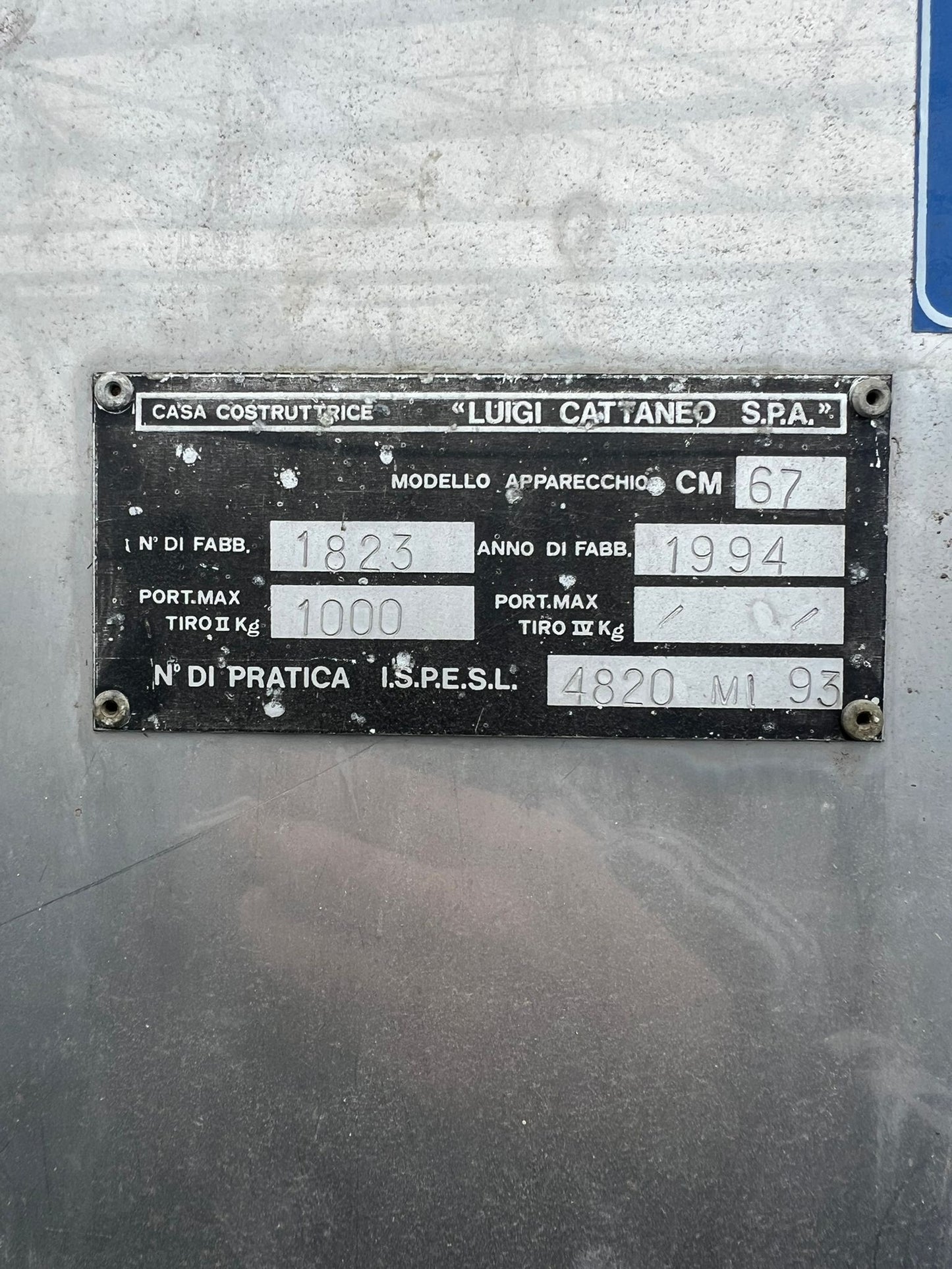 Građevinska dizalica / kran Cattaneo CM67