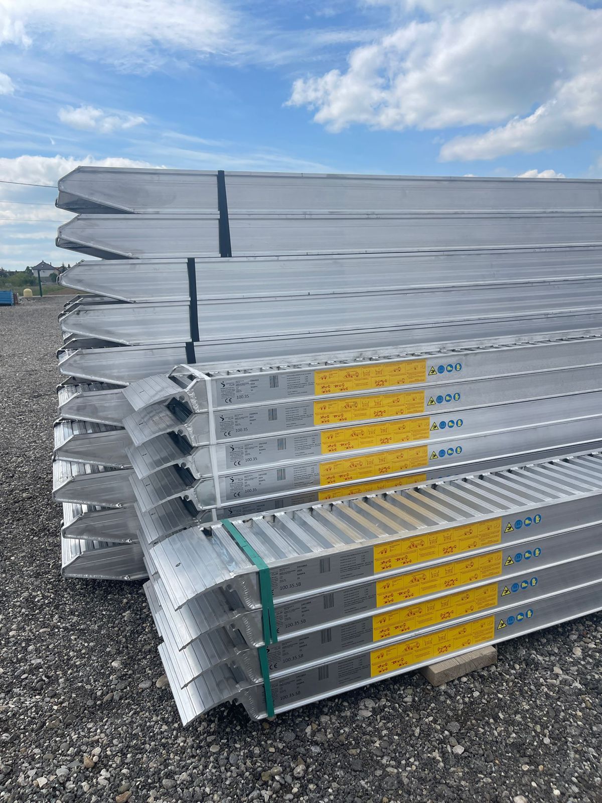 Aluminijske utovarne rampe - 3,5 metara