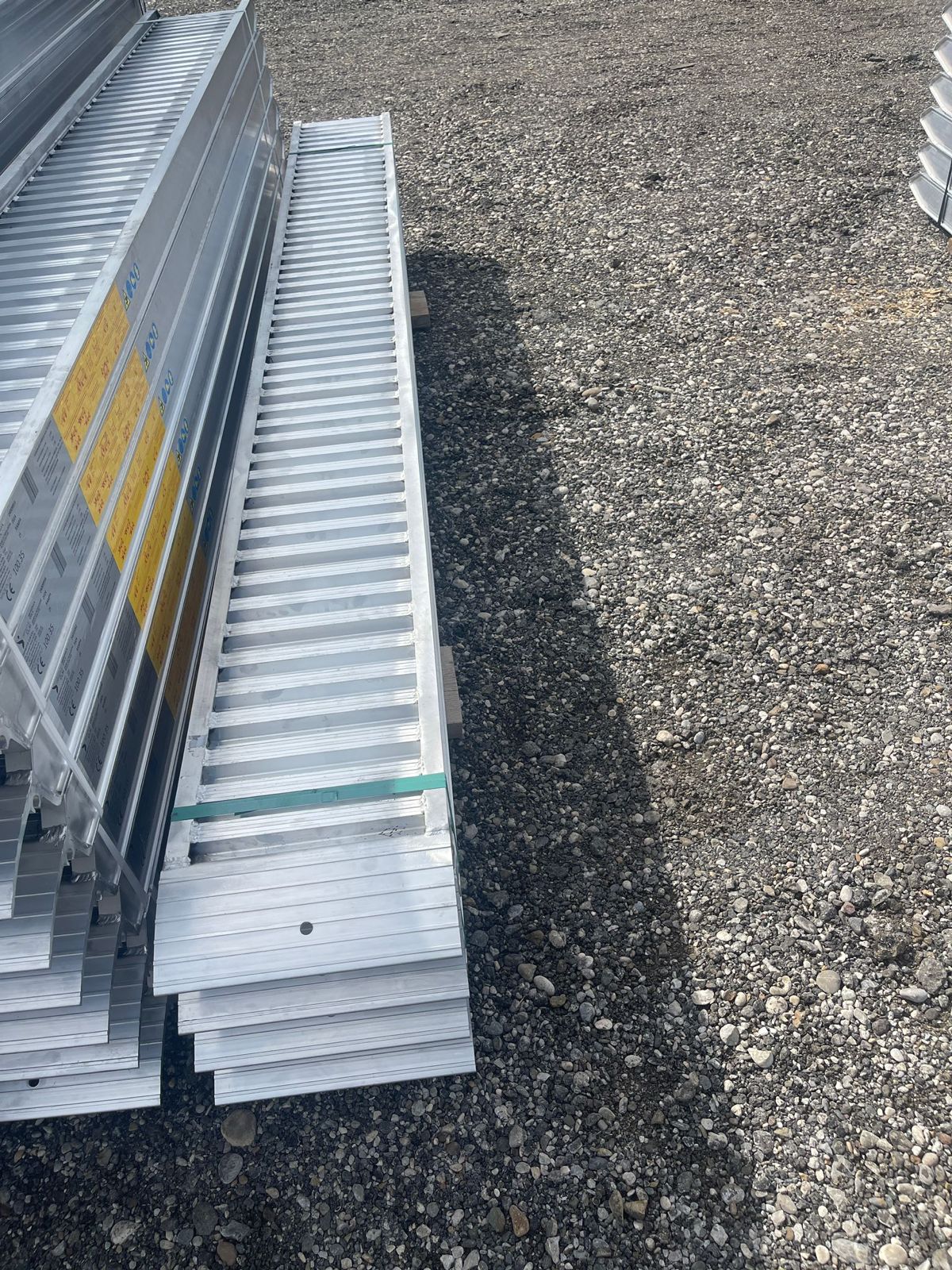 Aluminijske utovarne rampe - 3,5 metara