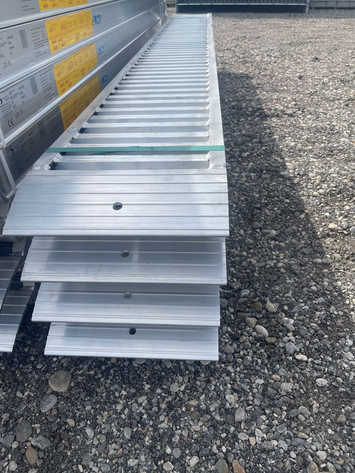 Aluminijske utovarne rampe - 3,5 metara