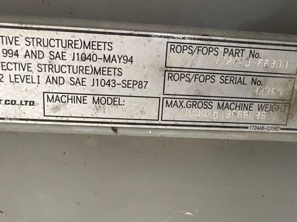 Mini bager Yanmar global VIO15-2A rabljeni