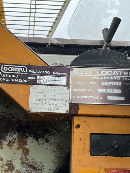 Pokretni Kran Locatelli GRIL 827