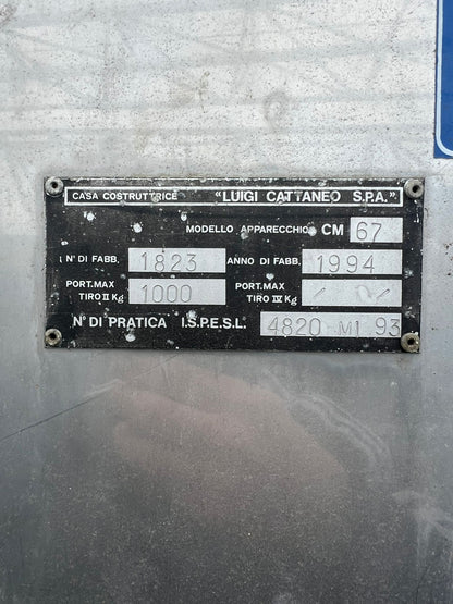 Građevinska dizalica / kran Cattaneo CM67