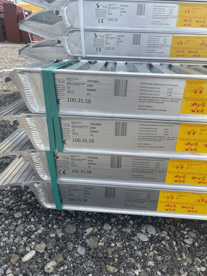 Aluminijske utovarne rampe - 4 metra