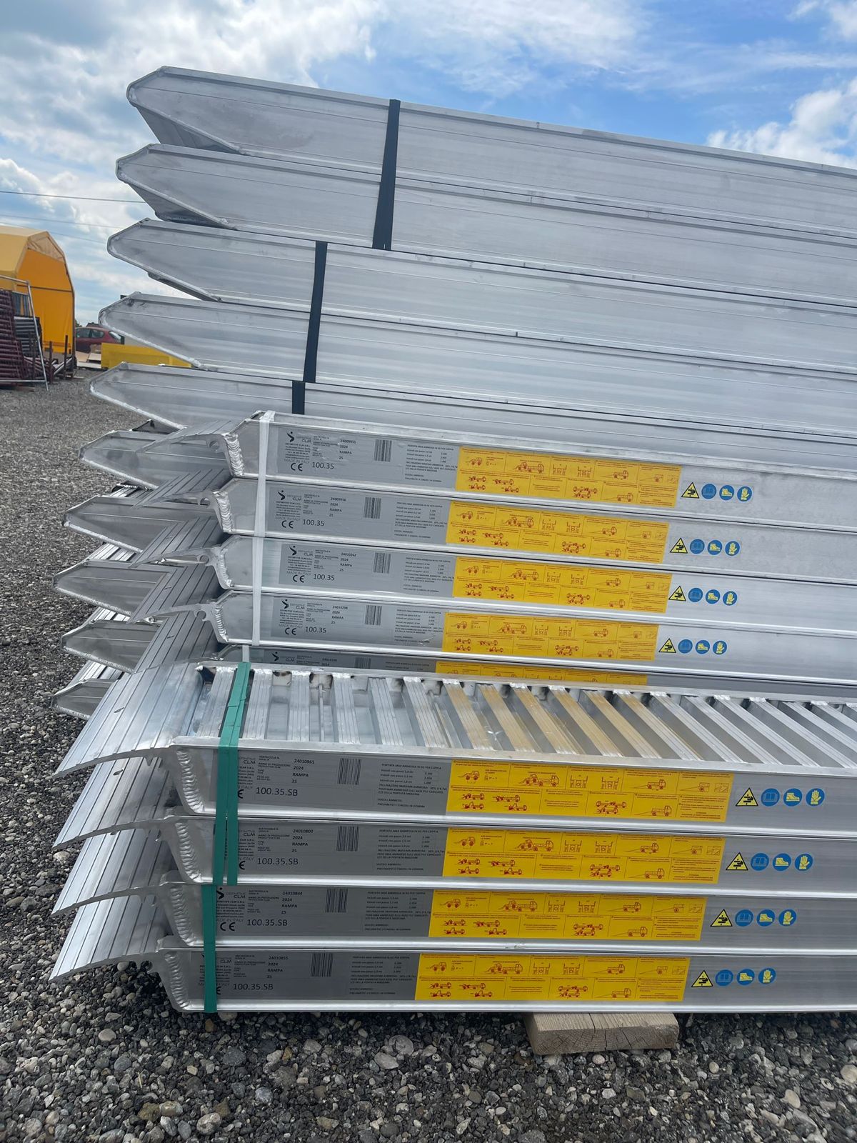 Aluminijske utovarne rampe - 3 metra