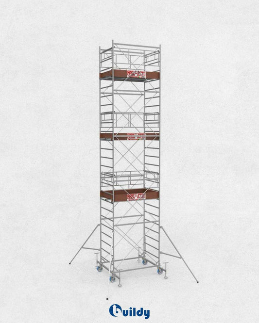 Mobilna skela profesionalna čelična 180x100cm - visina 9 m