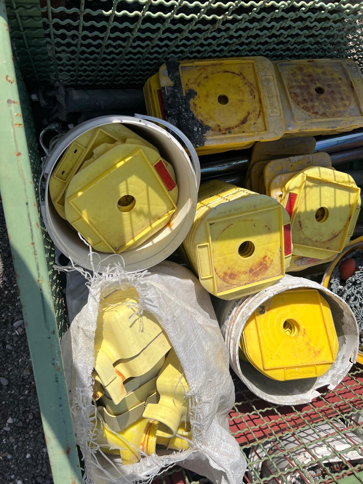 Zaštita za stope za skelu rabljena plastična