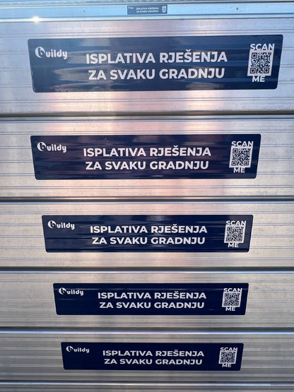 Podnice za skelu s Buildy oznakom