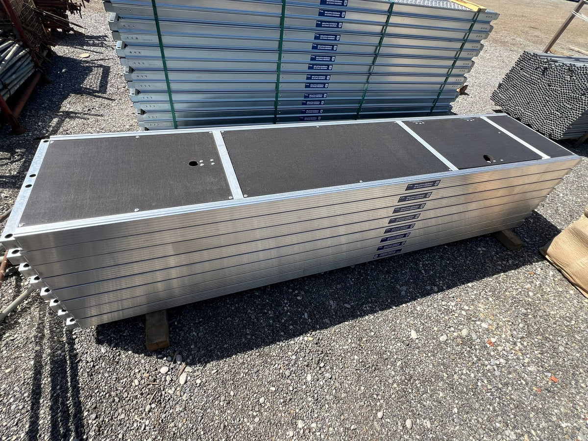 Aluminijske podnice sa šperpločom, paket